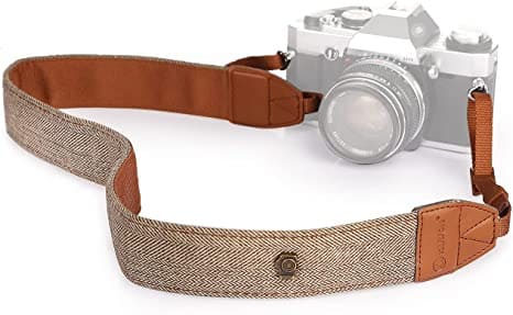 7. TARION Camera Shoulder Neck Strap Vintage Belt for All DSLR Camera