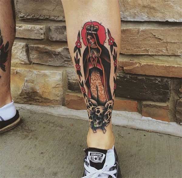 Tatuaje tradicional de la Virgen María1