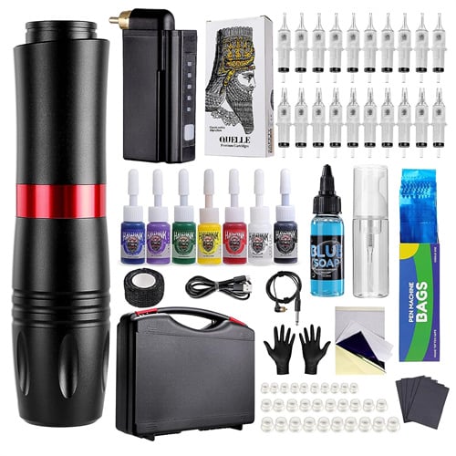 Kit de tatuagem rotativa Hawink para principiantes