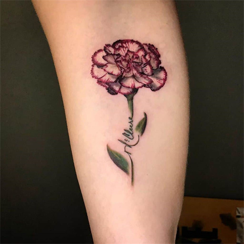 Tatouage de l'œillet