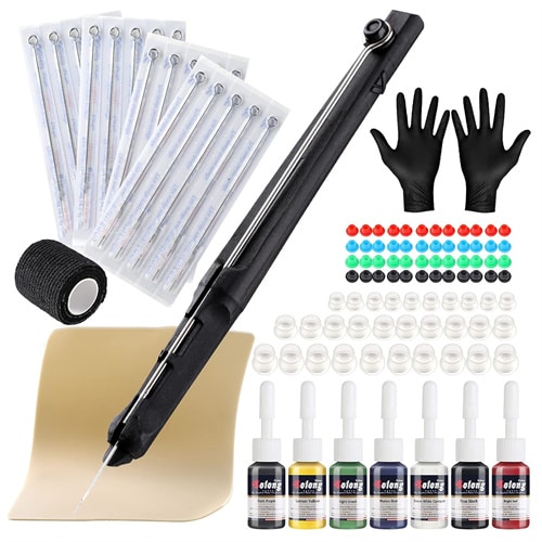 Solong Professional Hand Poke and Stick Tattoo Kit