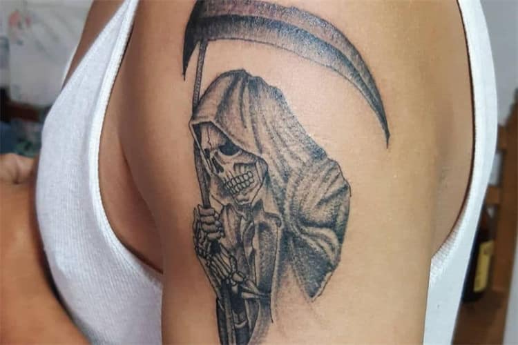 Tatouage Santa Muerte