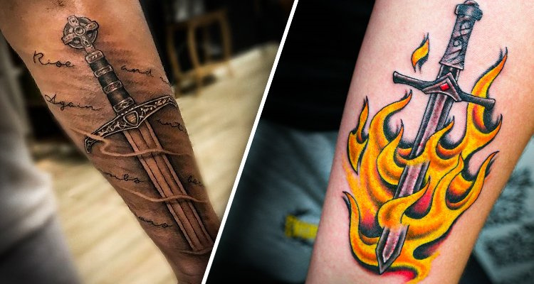 Idee di tatuaggio con la spada