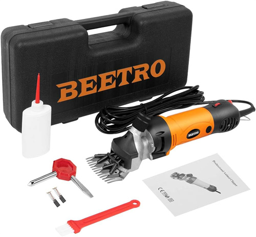 3. BEETRO 500W Electric Professional and Heavy-duty Sheep Shears for Sale