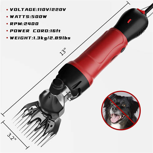 5. Dragro 2022 Upgraded Professional Electric Shears and Clippers 500W (tondeuse électrique professionnelle pour moutons)