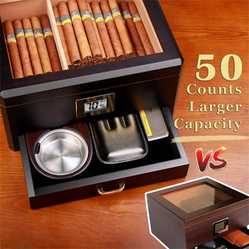 3. Humidor en verre A5043