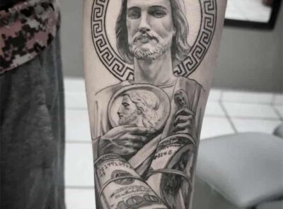 Wat is San Judas Tattoos - Gemiddelde Prijs Ontwerp